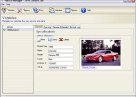 Vehicle Manager Professional Edition screenshot