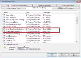 Devart SSIS Data Flow Components screenshot