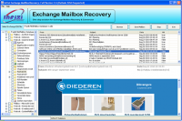 Exchange EDB Recovery screenshot