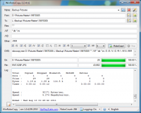 WinRoboCopy screenshot