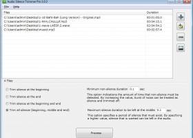 Audio Silence Trimmer Pro screenshot