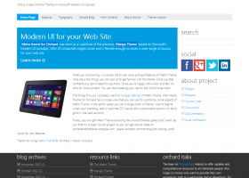 Orchard Metro Theme screenshot