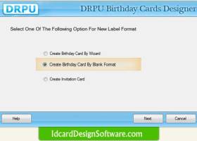 Birthday Card Design Software screenshot