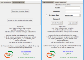 ttdsoft Android Video Encryption Tool screenshot