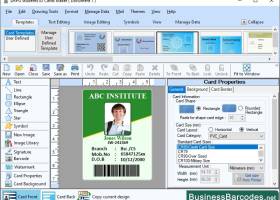 Student ID Badges Software screenshot