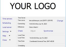 Advanced Time Synchronizer Industrial screenshot