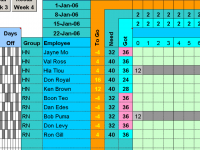 Easy Hour Assignments with Excel screenshot