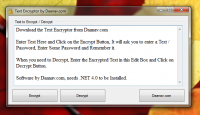 Text Encryption Software screenshot