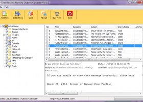 NSF to PST Converter screenshot