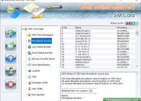 SIM Card Undelete Software screenshot