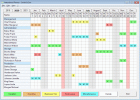 Attendance Planner screenshot