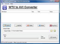 WTV to AVI Converter screenshot