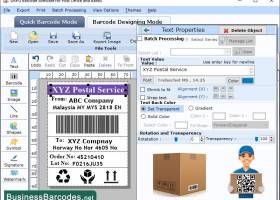 Post Office Barcode Application screenshot