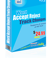 Accept Reject Track Changes screenshot