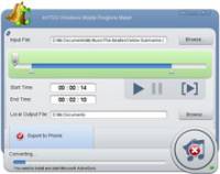 ImTOO Windows Mobile Ringtone Maker screenshot