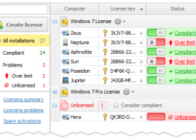 Software Asset Management screenshot