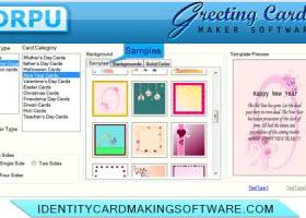 Greeting Card Making Software screenshot