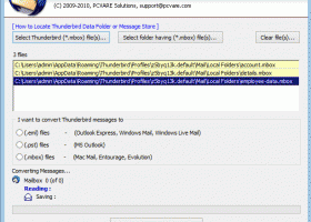 Move Thunderbird to Outlook 2010 screenshot