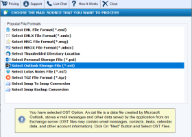 FixVare OST to PST Converter screenshot