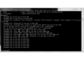 VeryUtils XPS to PDF Converter Command Line screenshot