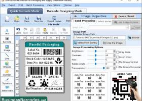 Managing Inventory Barcode Application screenshot