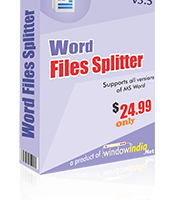 Word Files Splitter screenshot