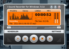 i-Sound Recorder for Windows 7/10 screenshot