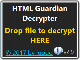 HTML Guardian Decrypter screenshot