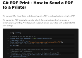 C# Print PDF screenshot