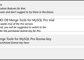 KS DB Merge Tools for MySQL screenshot