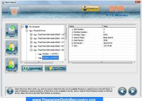 NTFS Recovery Software screenshot