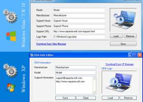 OEM Info Editor screenshot