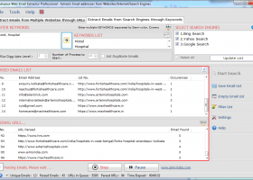 Advance Web Email Extractor Professional screenshot