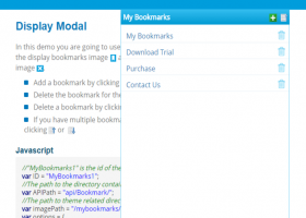 My Bookmarks using C# and MVC screenshot