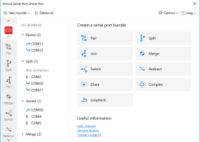 Virtual Serial Port Driver screenshot