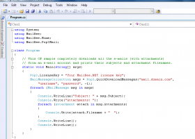 MailBee.NET POP3 screenshot