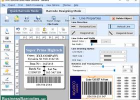 Databar Code 128 SetA Barcode Tool screenshot