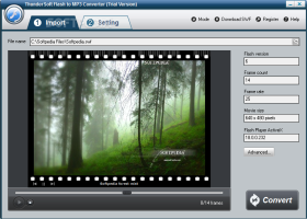 ThunderSoft Flash to Audio Converter screenshot