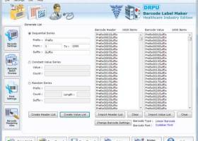 Barcodes for Healthcare Industry screenshot