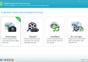 RePicvid Free Photo Recovery screenshot