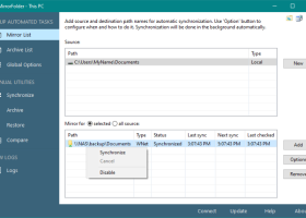 MirrorFolder screenshot