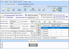 Customized Barcode Labeling Application screenshot