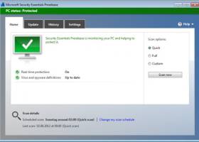 Microsoft Security Essentials Definition Updates x32 screenshot