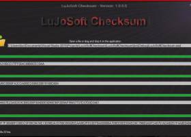 LuJoSoft Checksum screenshot