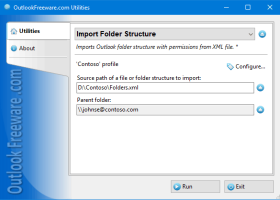 Import Folder Structure for Outlook screenshot