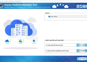 Aryson OneDrive Migration Tool screenshot