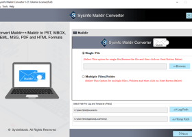 SysInfo Maildir Converter Tool screenshot