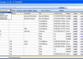 Account Lockout Manager for AD screenshot