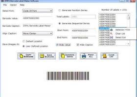 Barcode Creator Utility screenshot