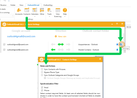 Outlook4Gmail screenshot